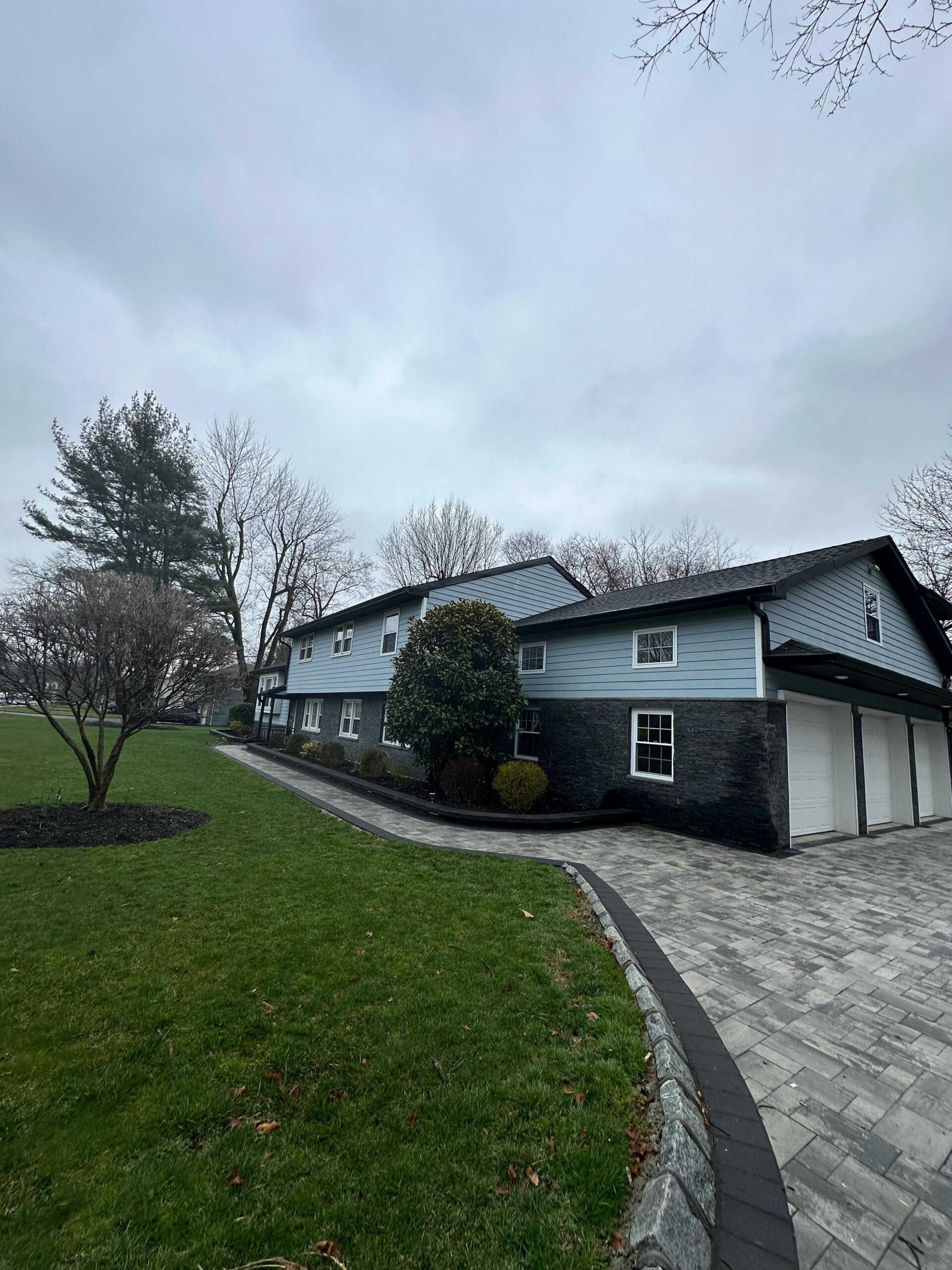 Paver driveway and walkway project in Hackensack NJ