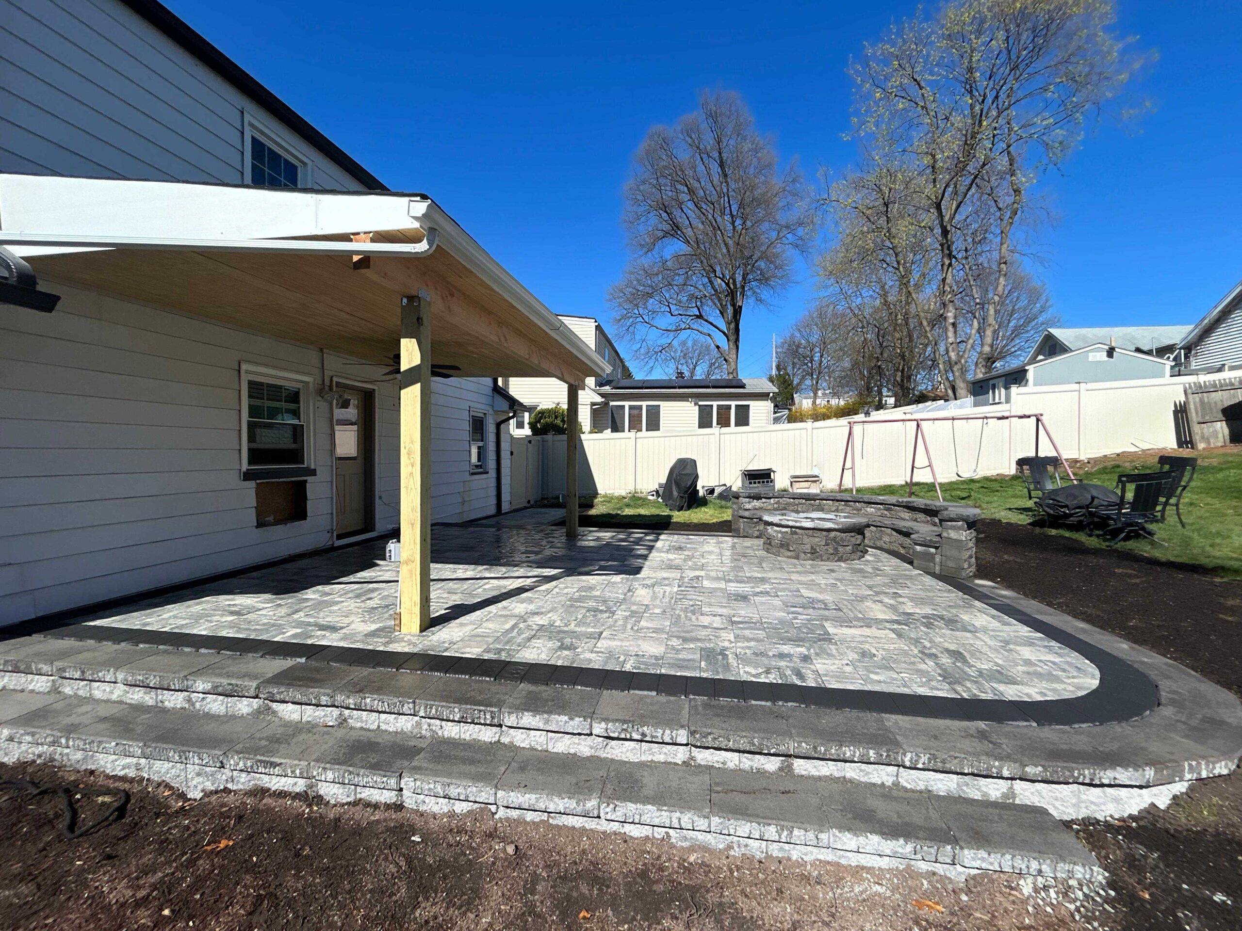 Paver patio project in Maywood NJ