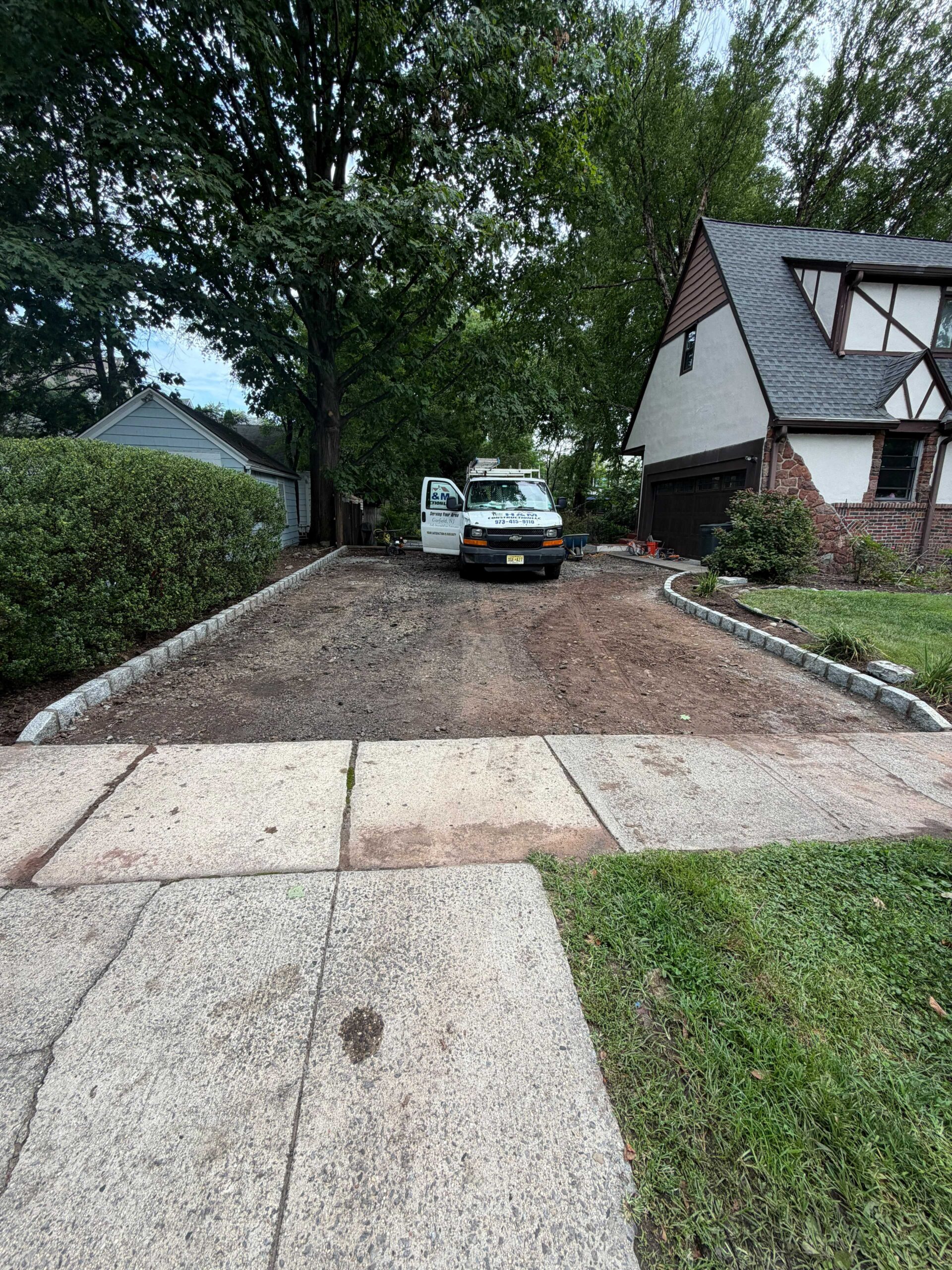 Asphalt driveway preparation in Millburn NJ