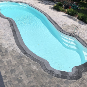 Paver pool deck and patio in Wayne NJ
